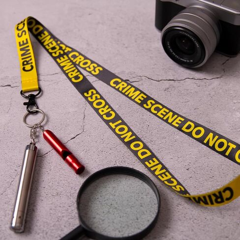 EASTEX Crime Scene Lanyard Keychain - Forensic Science ID Lanyards for Keys for Men Women - ID Badge Holder for Badges Fob in Saudi Arabia