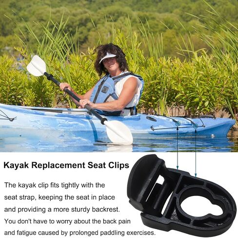 ملحقات قوارب الكاياك، مشابك مقعد بديلة لقوارب الكاياك لمدى الحياة والعاطفة، حزمة استبدال مشبك وخطاف (عبوتان) in Kuwait
