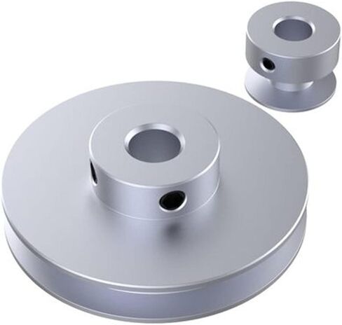 CHANCS 16mm Single Groove Pulley 8mm Fixed Bore Pulley for Drilling Machine 4MM PU Round Belt in Saudi Arabia