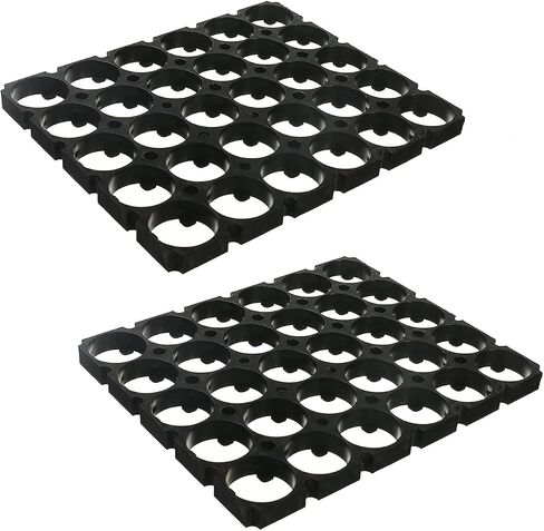 Heyiarbeit 10Pcs 6x7 Cell Spacer 21700 Lithium Battery Plastic Holder Bracket for DIY Battery Pack 21.3mm Hole Dia in Saudi Arabia