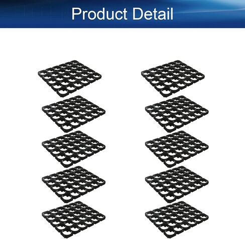 Heyiarbeit 10Pcs 6x7 Cell Spacer 21700 Lithium Battery Plastic Holder Bracket for DIY Battery Pack 21.3mm Hole Dia in Saudi Arabia