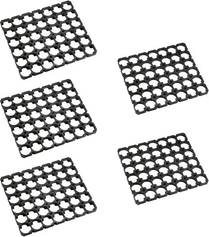 Heyiarbeit 10Pcs 6x7 Cell Spacer 21700 Lithium Battery Plastic Holder Bracket for DIY Battery Pack 21.3mm Hole Dia in Saudi Arabia