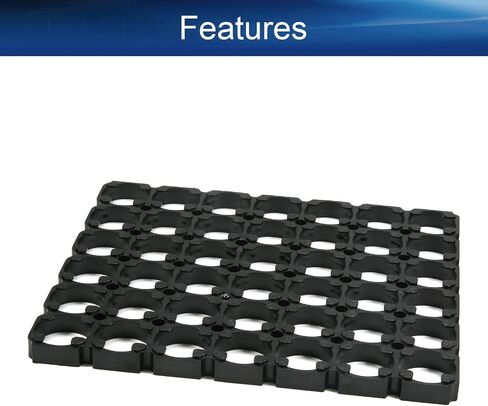 Heyiarbeit 10Pcs 6x7 Cell Spacer 21700 Lithium Battery Plastic Holder Bracket for DIY Battery Pack 21.3mm Hole Dia in Saudi Arabia