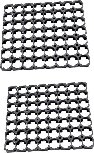 Heyiarbeit 10Pcs 6x7 Cell Spacer 21700 Lithium Battery Plastic Holder Bracket for DIY Battery Pack 21.3mm Hole Dia in Saudi Arabia