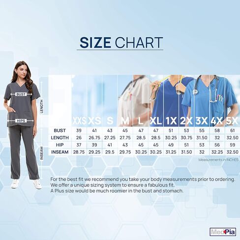 Scrub Sets for Women and Man Medical Nursing Uniform Pants 4-Way Stretch & 8-Pocket in Saudi Arabia