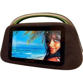 NeoBoomBox Smart Portable Speaker with 10.1" Touchscreen – Android 13 Entertainment Hub, 80W Powerful Sound, YouTube, Netflix & Spotify Streaming, Karaoke & Guitar Input, 8–9h Battery in Saudi Arabia