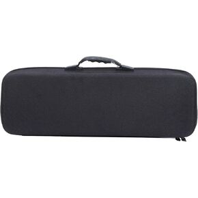 Fishing Rod Case EVA Hard Shell Shockproof Durable Large Capacity Storage Bag Organizer for Fishing Rods and Tackle Gear Black 54cm in Saudi Arabia