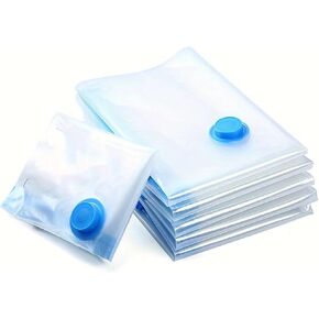 85% Space Saver Vacuum Bags 8 Pcs - Giant + Sealer in Saudi Arabia