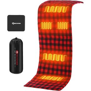 ANTARCTICA GEAR Heated Sleeping Bag Pad, Cold Weather Heated Sleeping Bag Liner, 5 Heated Zones with 16000mAh 12V Battery Sleeping Bag Heater, Essentials Gear Accessories for Camping & Hiking in Kuwait