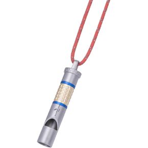 ibasingo 120dB التيتانيوم صافرة الطوارئ البقاء على قيد الحياة معدات السلامة التخييم صفارات إشارة مع الحبل بصوت عال لمدربي المشي لمسافات طويلة في الهواء الطلق التدريب الرياضة سلسلة المفاتيح صافرة إشارة أداة Ti9013O in Kuwait