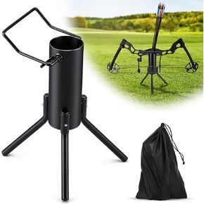 Bow Stand, Foldable and Portable Stand for Compound Bow with Quiver (Hold 30-40 Arrows), Ground Archery Holder for Traditional Longbows Archery Accessories for Hunting Target Practice in Kuwait