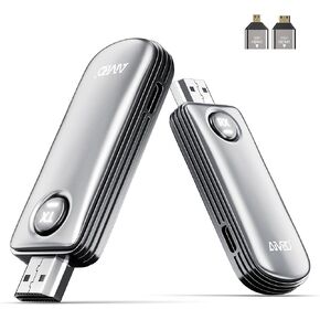 2026 HDMI Wireless Transmitter and Receiver 5G 4K Decode & 1080P Output Display Adapter, MpioLife Stable Wireless HDMI Extender for Cast Video from Laptop PC TV Box to TV Monitor Projector, 165FT/50M in Saudi Arabia
