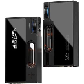 مضخم سماعة الرأس SHANLING UA7 المحمول Hi-Fi DAC، أنابيب مفرغة مدمجة JAN6418، أوضاع مزدوجة (أنبوب/حالة صلبة)، 4.4 مم متوازن وإخراج أحادي الطرف 3.5 مم، 577 ميجاوات عند 32 أوم، أسود in Kuwait