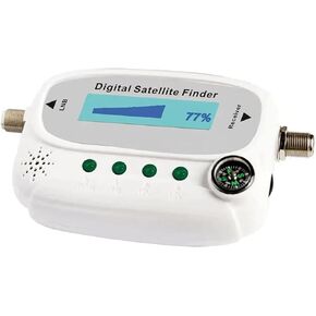 Portable Digital Satellite Finder, Signal Finding Meter with Compass Alarm Buzzer in Saudi Arabia