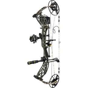 Bear Archery Adapt 2 HP RTH+، The Hunting Public Collaboration، كاميرا هجينة DHC تستخدم اليد اليمنى، طول السحب 27 بوصة - 32 بوصة، وزن السحب 45–60 رطلًا، حزمة Trophy Ridge الجاهزة للصيد بالإضافة إلى اللون الأخضر الارتداد in Kuwait