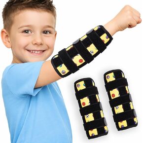 2 PCS Thumb Sucking Deterrent, Pink Pony Thumb Guard for Kids Toddlers Nail Biting Treatment, Anti Nose Picking, Scratching Face, Elbow Immobilizer for Boys Girls, Finger Sucking Prevention in Kuwait