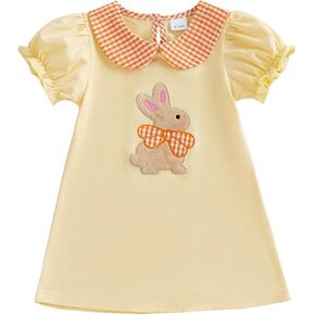 Toddler Baby Girl Mardi Gras Dress Smocked Gingham Mask Hat Peter Pan Collar Dresses Kids Carnival Outfit in Kuwait