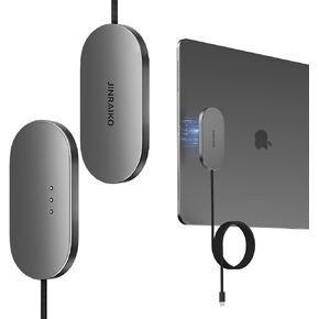 شاحن لاسلكي مغناطيسي لجهاز iPad Pro 12.9 (3rd/4th/5th/6th) وiPad Air 13 (M2/M3) فقط، شاحن موصل ذكي للشحن السريع بقدرة 18 وات، لوحة شحن لاسلكية مع كابل USB-C بطول 6.56 قدم in Kuwait