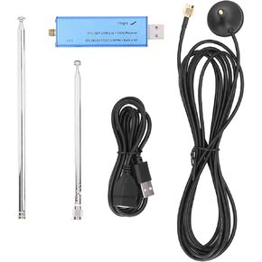 25-1760MHz Receiver Kit, SDR Radio USB Dongle Receiver with Antenna and Socket for Scanner in Saudi Arabia