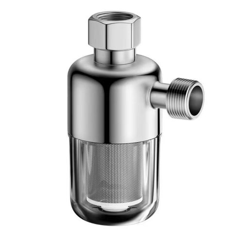 Full Copper Pre Water Filter Transparent Stainless Steel Purifier 4 Points Anti-Scaling Spray Head Bathroom(Gold) in Saudi Arabia