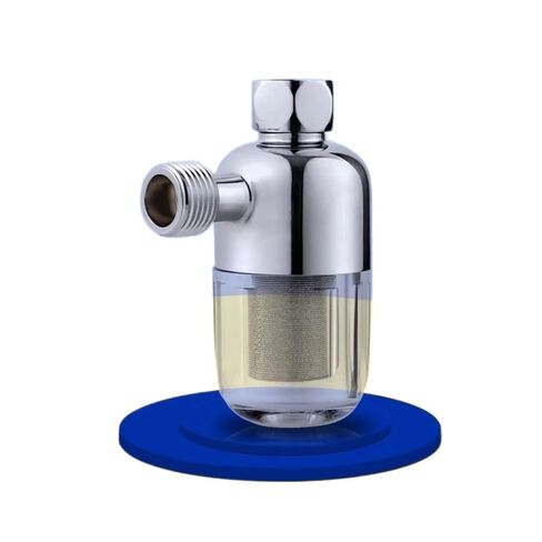 Full Copper Pre Water Filter Transparent Stainless Steel Purifier 4 Points Anti-Scaling Spray Head Bathroom(Gold) in Saudi Arabia