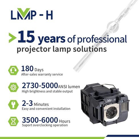 ELP75/V13H010L75 Replacement Projector Lamp Bulb with Housing for Epson PowerLite 1940W 1945W 1950 1955 1960 1965 EB-1930 1940W 1945W 1950 1955 1960 1965ND Projector lamp Bulb with housing in Saudi Arabia