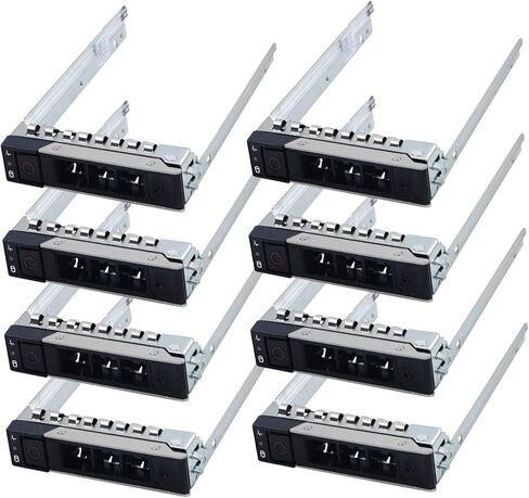8 عبوات من علبة القرص الصلب 2.5 SSD دعامة DXD9H 0DXD9H حامل القرص الصلب متوافق مع Dell PowerEdge الجيل السادس عشر T560 R660 R6615 R6625 R7615 R7625 R760 R760xs R860 R960 HS5610 HS5620 in Saudi Arabia