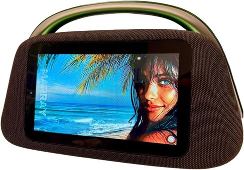 NeoBoomBox Smart Portable Speaker with 10.1" Touchscreen – Android 13 Entertainment Hub, 80W Powerful Sound, YouTube, Netflix & Spotify Streaming, Karaoke & Guitar Input, 8–9h Battery in Saudi Arabia