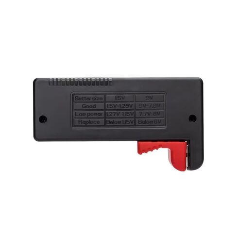 عبوتان من جهاز اختبار البطارية، جهاز فحص البطارية العالمي لبطاريات AA/AAA/C/D / 9V / 1.5V للبطارية المنزلية، جهاز اختبار مستوى عمر البطارية (لا يتطلب بطارية للتشغيل) in Saudi Arabia