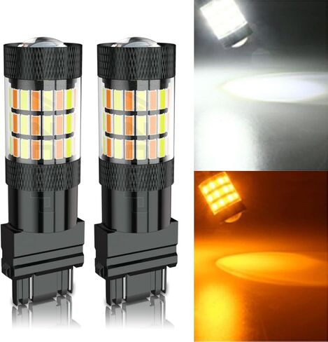 7443 LED Brake Tail Stop Light Lights متوافقة مع Honda Accord 2003 2004 2005 2006 2007 2008 2008 2010 2011 2012 2013 2014 ، 300 ٪ Brightness Brilliant Red ، 7444R 7440 Bulb ، Plug and Play ، 2pcs in Kuwait