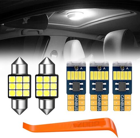 7443 LED Brake Tail Stop Light Lights متوافقة مع Honda Accord 2003 2004 2005 2006 2007 2008 2008 2010 2011 2012 2013 2014 ، 300 ٪ Brightness Brilliant Red ، 7444R 7440 Bulb ، Plug and Play ، 2pcs in Kuwait
