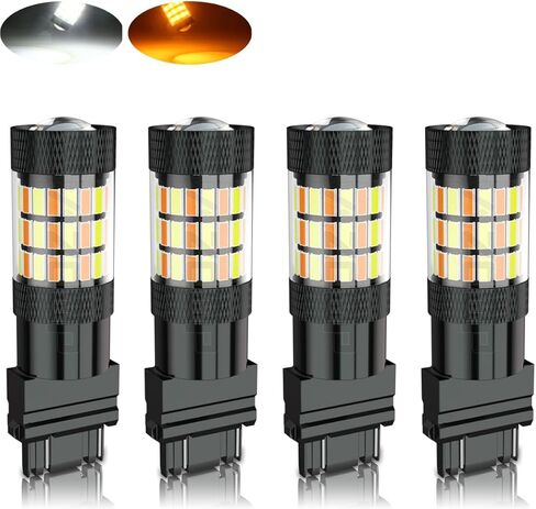 7443 LED Brake Tail Stop Light Lights متوافقة مع Honda Accord 2003 2004 2005 2006 2007 2008 2008 2010 2011 2012 2013 2014 ، 300 ٪ Brightness Brilliant Red ، 7444R 7440 Bulb ، Plug and Play ، 2pcs in Kuwait