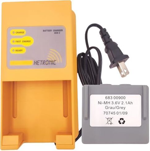 (1*Charger + 1*Battery) Hetronic UCH-2 Battery Charger 100-240V with Hetronic 68300900 Battery for Hetronic Remote Control 683 00900 Battery Charger in Saudi Arabia