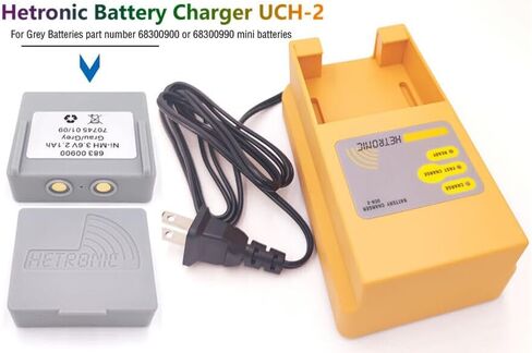 (1*Charger + 1*Battery) Hetronic UCH-2 Battery Charger 100-240V with Hetronic 68300900 Battery for Hetronic Remote Control 683 00900 Battery Charger in Saudi Arabia