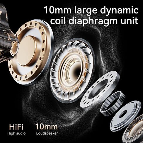 3.5mm Volume Control in Ear Headphones–Professional Noise Isolating Ear Buds-Clear Sound,Compatible with Mobile phones/MP3/laptops/tablets and Most 3.5mm Jack Devices in Saudi Arabia