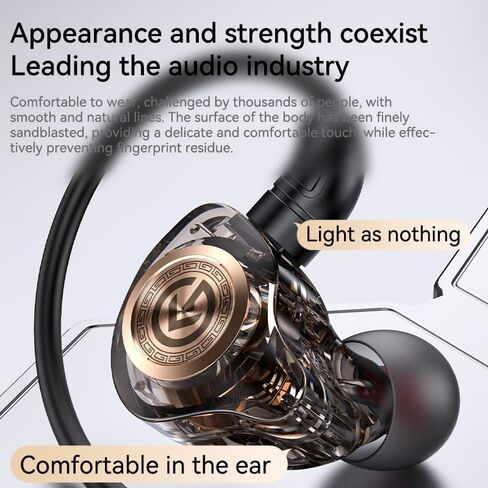 3.5mm Volume Control in Ear Headphones–Professional Noise Isolating Ear Buds-Clear Sound,Compatible with Mobile phones/MP3/laptops/tablets and Most 3.5mm Jack Devices in Saudi Arabia