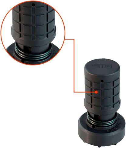STG Jetloader SW6 - محمل سرعة 6 طلقات للمسدسات .38/.357 - يناسب S&W وTaurus - بوليمر - أسود in Kuwait