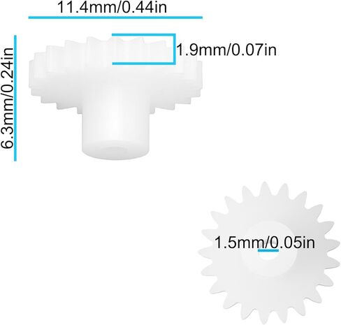 Recorder Rewind Gear Compatible with Sharp GF8585 GF9090 GF9191 GF9292 GF9494 11.4x6.3x1.5mm 21 Teeth in Saudi Arabia