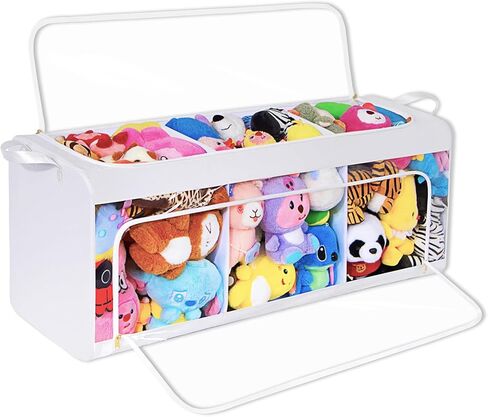 Large Toy Box Transparent Design, Durable Toy Chest Storage Makes Toys Clearly Visible, Toy Bin Capacity Increased By 62%, Toy Box for Living Room Area, Boys, Girls, Living Room, Bedroom and Playroom in Saudi Arabia