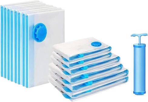 Vacuum Seal Bag Vacuum Storage Bags for Storing Clothes Organizer Space Saving Bags for Pillow Blanket Travel Vacuum Bag Package(Only 5 pack bags,60x80cm) in Saudi Arabia