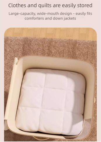 Large Capacity Self Compression Comforter Storage Bag 2 pack & Clothing Storage with Visual Window, Machine Washable in Saudi Arabia