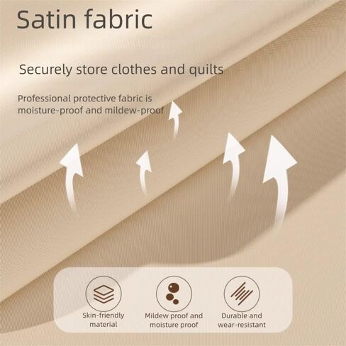 Large Capacity Self Compression Comforter Storage Bag 2 pack & Clothing Storage with Visual Window, Machine Washable in Saudi Arabia