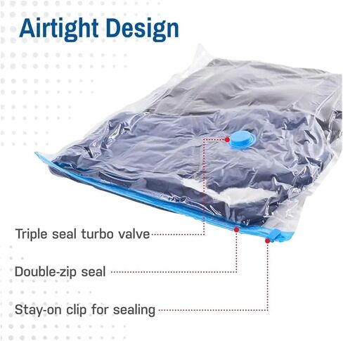 Variety Vacuum Storage Bags for Comforters, Blankets amp Clothes Vacuum Sealed Compression Bags with Hand Pump Space Saver Stora in Saudi Arabia