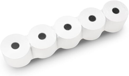 48/Pack Adding Machine Calculator Register Rolls 2 1/4" x 130ft, 1-ply Paper Rolls for Sharp El-1750 1801 Canon P23 in Saudi Arabia