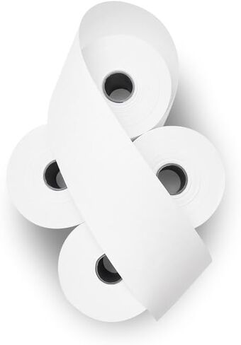 48/Pack Adding Machine Calculator Register Rolls 2 1/4" x 130ft, 1-ply Paper Rolls for Sharp El-1750 1801 Canon P23 in Saudi Arabia