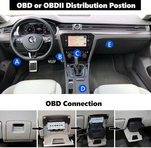 كابل طاقة obd2 obd لكاميرا داش obdii إلى usb c كابل شاحن سلكي للمراقبة على مدار 24 ساعة/وضع Acc مع حماية الجهد المنخفض 12.8-36 فولت إلى 5 فولت 3 أمبير (11.5 قدم/3.5 متر) in Saudi Arabia