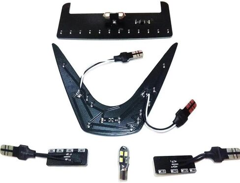 لتويوتا ل C-HR 2017-ON سيارة LED الداخلية مصابيح للقراءة حالة 2835SMD 6000K الأبيض قبة خريطة داخلي ضوء سقف القراءة ضوء in Saudi Arabia