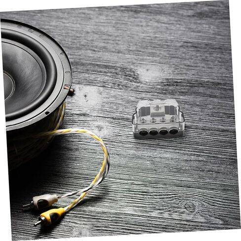 كتلة توزيع الطاقة Ciieeo Amp لموزع صوت السيارة مع ميزات أمان مدمجة تعزز جودة الصوت، إعداد سهل لمكبرات الصوت في السيارة، أداء موثوق ودائم in Kuwait