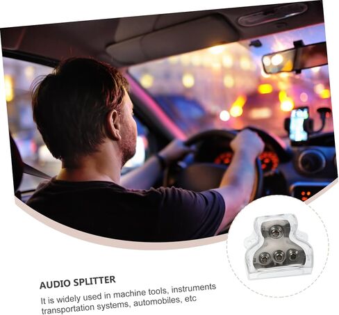 TEHAUX 2pcs Car Ground Distributor Power Distribution Block for Audio -Way Splitter Grounding Connection Suitable for Car Amplifiers and Speaker Setup in Saudi Arabia