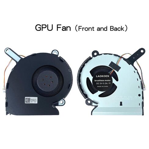 New Replacement Cooling Fans for ASUS ROG Strix G531GT G531GT-BI7N6 G531GT-BQ024T G531GD G531GD-GTX1050 P/N: DFS5K12115491M FLKJ 13N1-8TM0121 DFS5K12304363N FLLB DC5V 0.5A Fan in Saudi Arabia